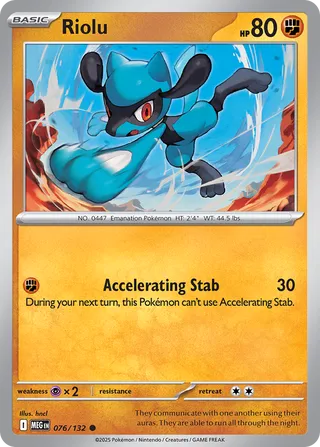 076/132 Riolu MEG Common