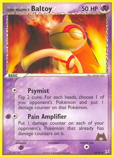 32/95 Team Magma's Baltoy MA Uncommon