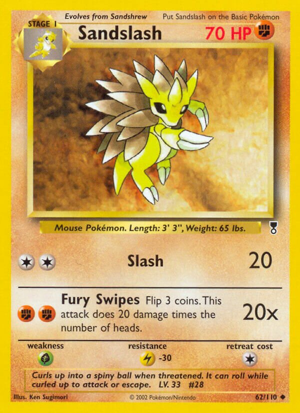 62/110 Sandslash LC Uncommon