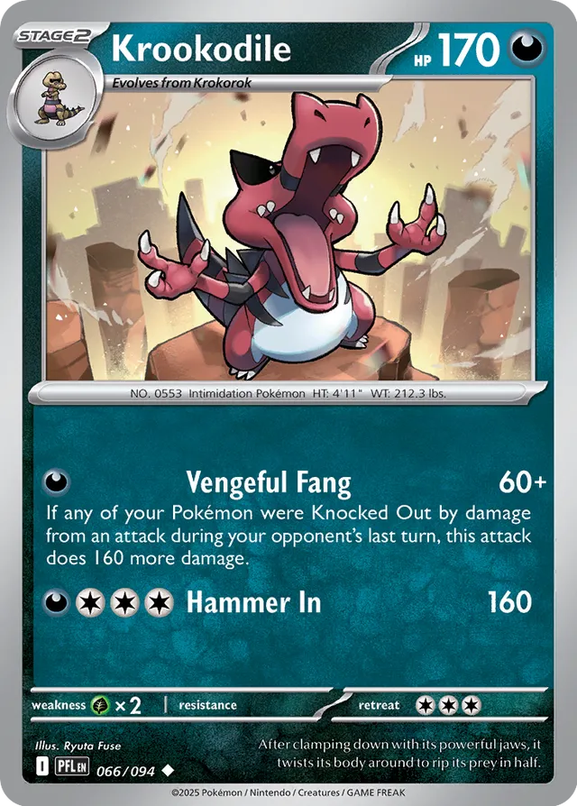 066/094 Krookodile PFL Uncommon