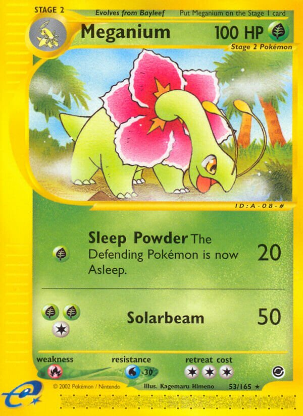 53/165 Meganium EX Rare