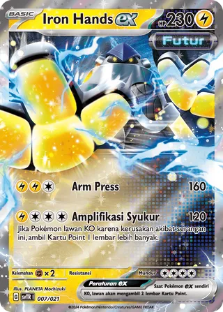 Iron Hands ex (Miraidon ex Tactics Deck 007/021)