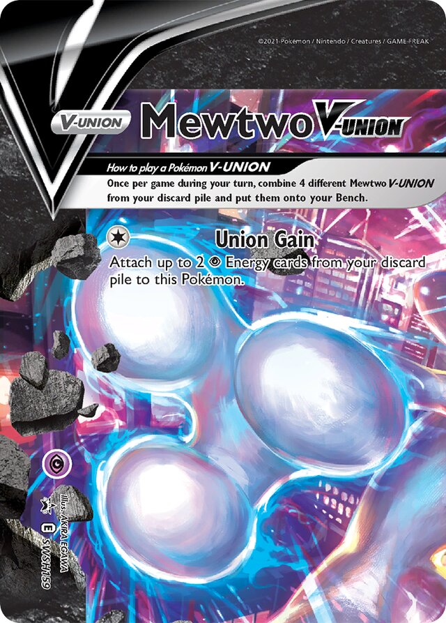 SWSH159 MewtwoV-UNION SSP PROMO