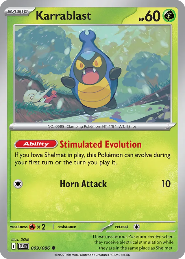 Karrablast Black Bolt 009/086 Common
