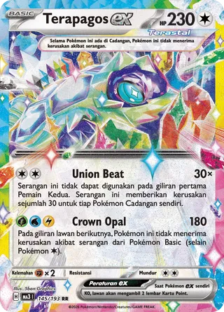 Terapagos ex (MEGA Dream ex 145/193)