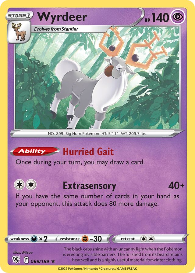 069/189 Wyrdeer ASR Rare Holo