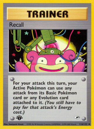 Recall (Gym Heroes 116/132)