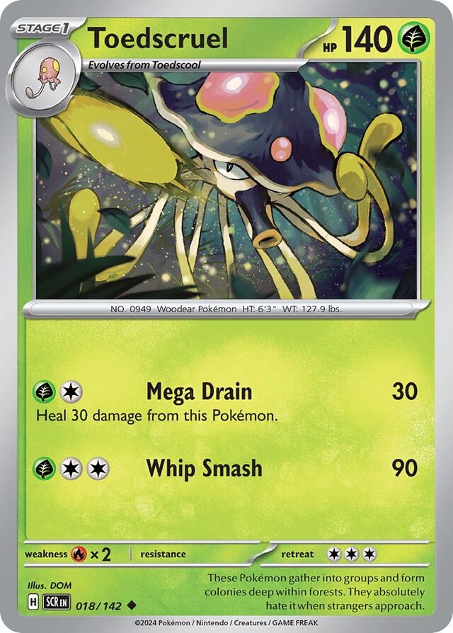 018/142 Toedscruel SCR Uncommon