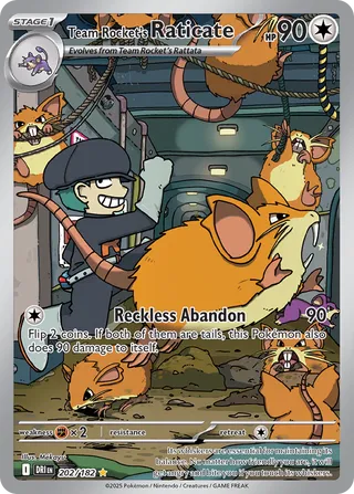 Team Rocket's Raticate (Destined Rivals 202/182)