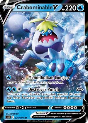 Crabominable V (Fusion Arts 026/100)
