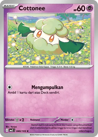 Cottonee (Blue Blaze 040/103)
