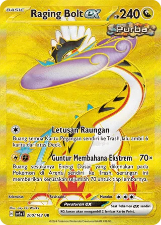Raging Bolt ex (Ace Paradox 200/142)
