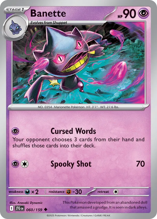 Banette Journey Together 060/159 Uncommon