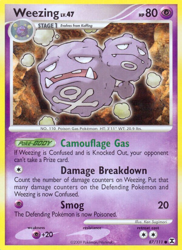 ポケモンカードゲーム Weezing e Weezing 092/159 NM / M - Journey Together Pokemon Card | eBay