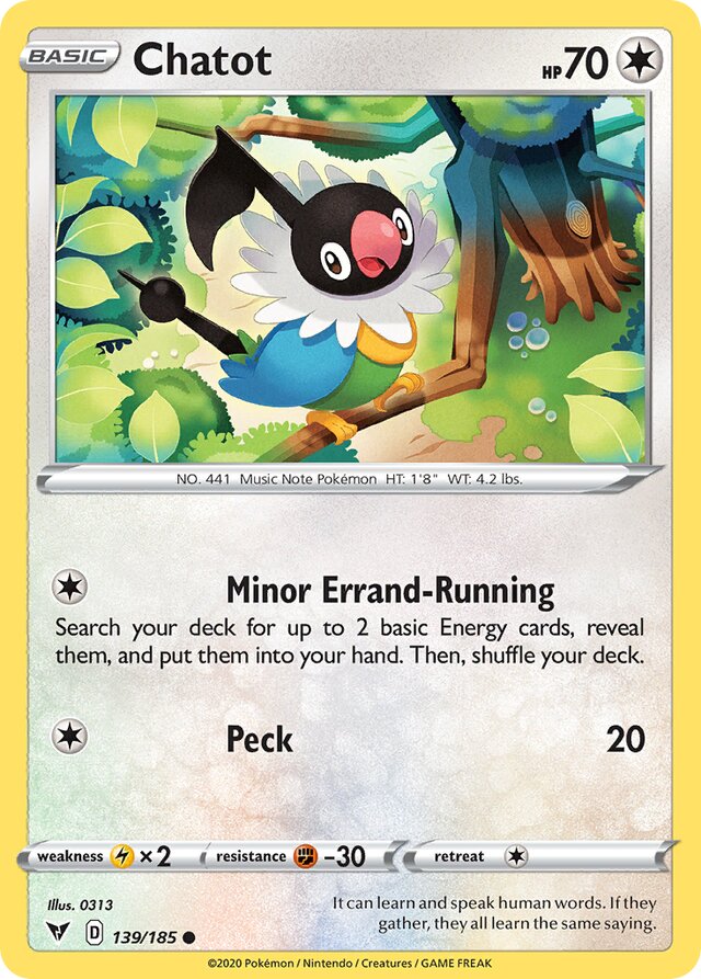139/185 Chatot VIV Common