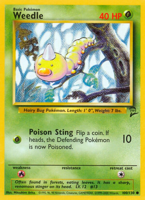 Weedle Base 2 100/130 Common