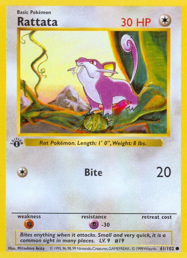 Rattata Base 61/102 Common