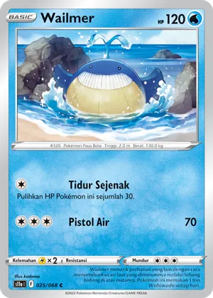 Wailmer (Incandescent Arcana 025/068)