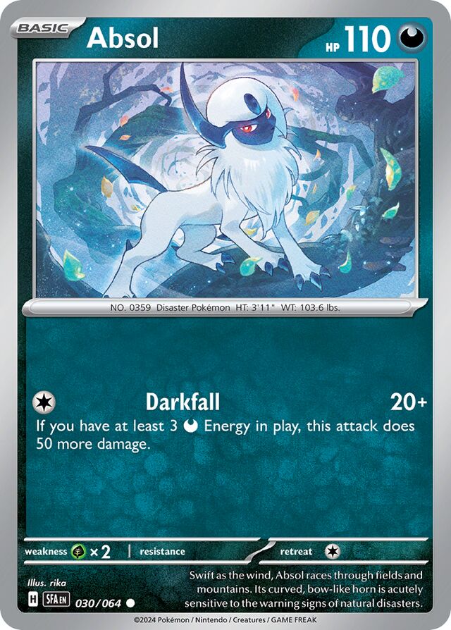 Absol Shrouded Fable 030/064 Common
