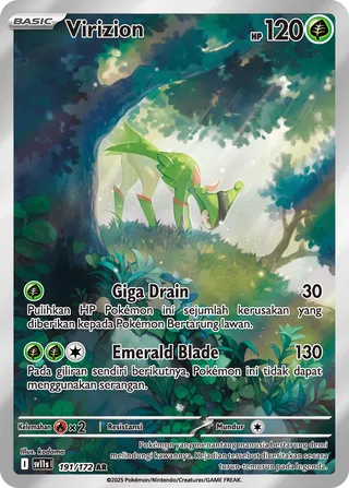 Virizion (Black & White 191/172)