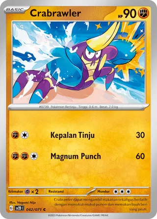 Crabrawler (Clay Burst 042/071)
