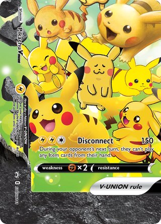 Pikachu V-UNION (SWSH Black Star Promos SWSH141)