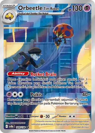 Team Rocket's Orbeetle (Presence of Champions 149/138)