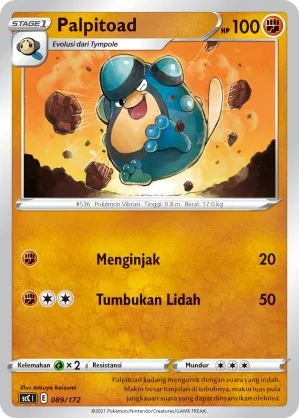 Palpitoad (Evolution V Starter Deck 089/172)