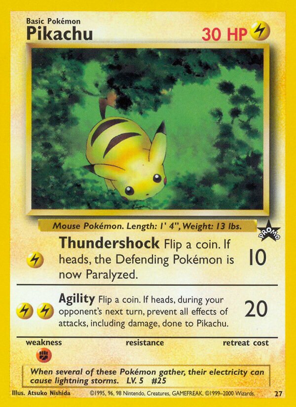 Pikachu Wizards Black Star Promos 27 PROMO
