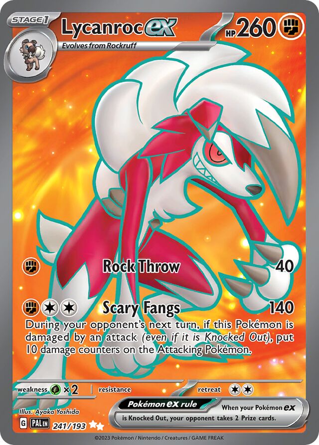 Lycanrocex Paldea Evolved 241/193 Ultra Rare