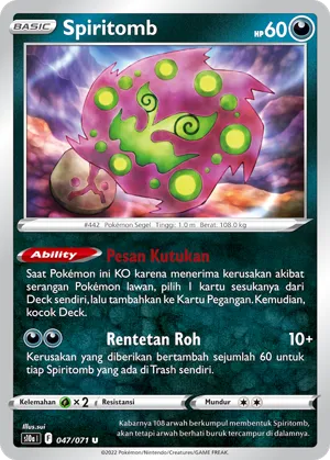 Spiritomb (Dark Phantasma 047/071)