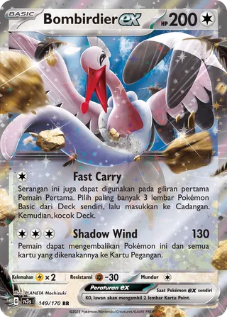 Bombirdier ex (Black Shine 149/170)