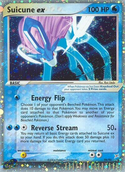 94/95 Suicune ex MA Rare Holo ex