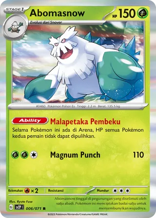 Abomasnow (Snow Hazard 006/071)