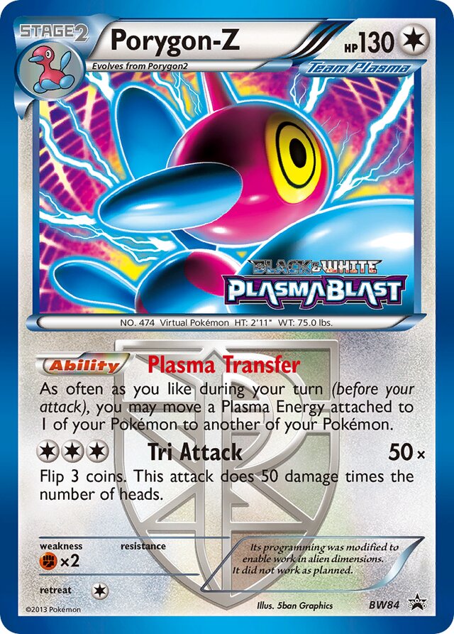 Porygon-Z BW Black Star Promos BW84 PROMO