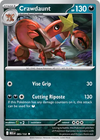 085/132 Crawdaunt MEG Uncommon