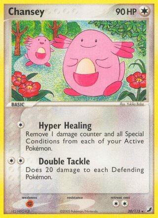 Chansey (EX Unseen Forces 20/115)