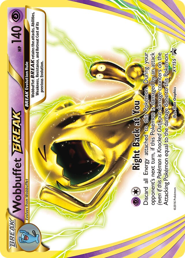 WobbuffetBREAK XY Black Star Promos XY155 PROMO