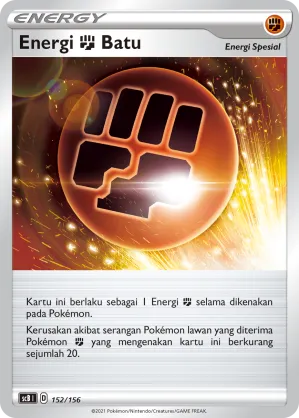 Stone Fighting Energy (Challenge V Starter Deck 152/156)