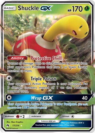 Shuckle-GX (Lost Thunder 17/214)