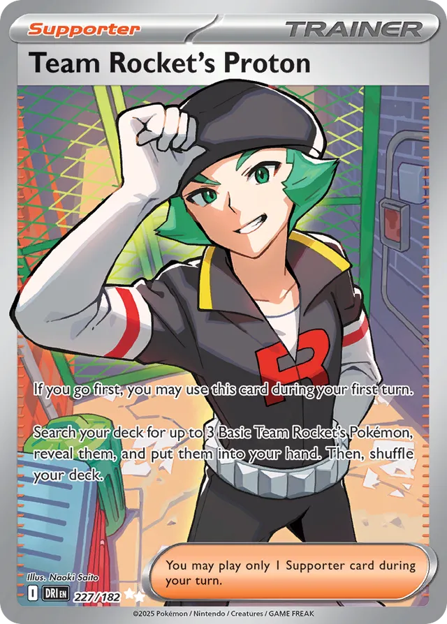 Team Rocket's Proton Destined Rivals 227/182 Ultra Rare