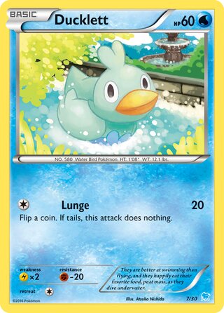 Ducklett (XY Trainer Kit (Suicune) 7/30)