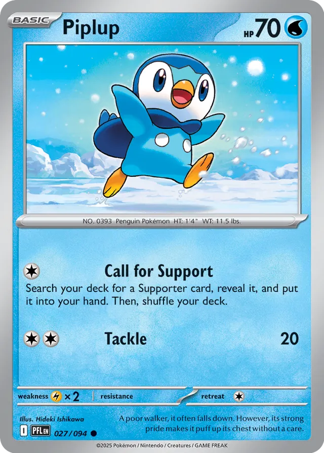 027/094 Piplup PFL Common