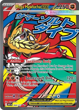 Mega Hawlucha ex (Ascended Heroes 268/217)