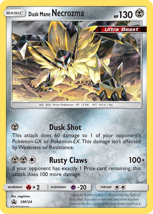 SM124 Dusk Mane Necrozma SMP PROMO
