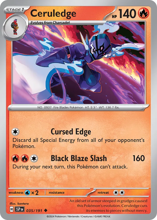 Ceruledge Surging Sparks 035/191 Uncommon
