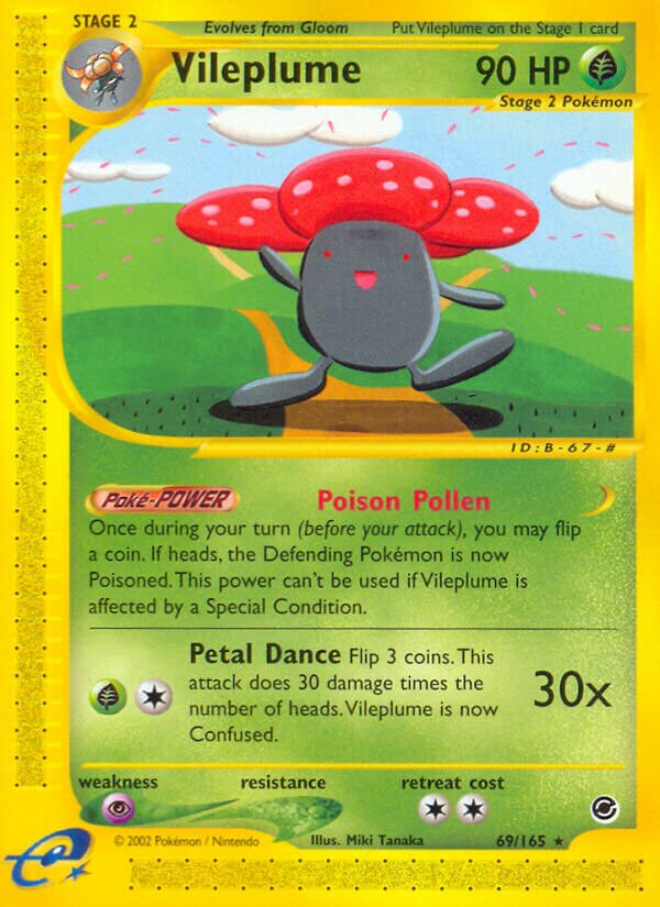 69/165 Vileplume EX Rare