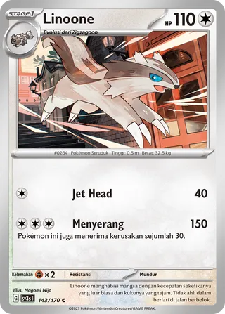 Linoone (Black Shine 143/170)