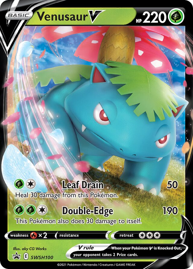 SWSH100 Venusaur V SSP PROMO