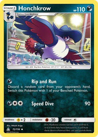 Honchkrow (Ultra Prism 72/156)